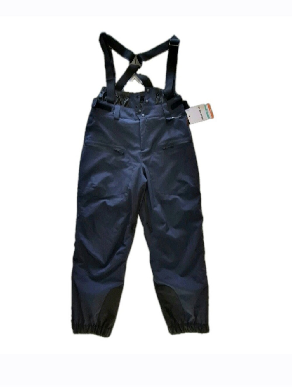 GSou Snow Unisex Navy Snow Bibs - Waterproof 15K
